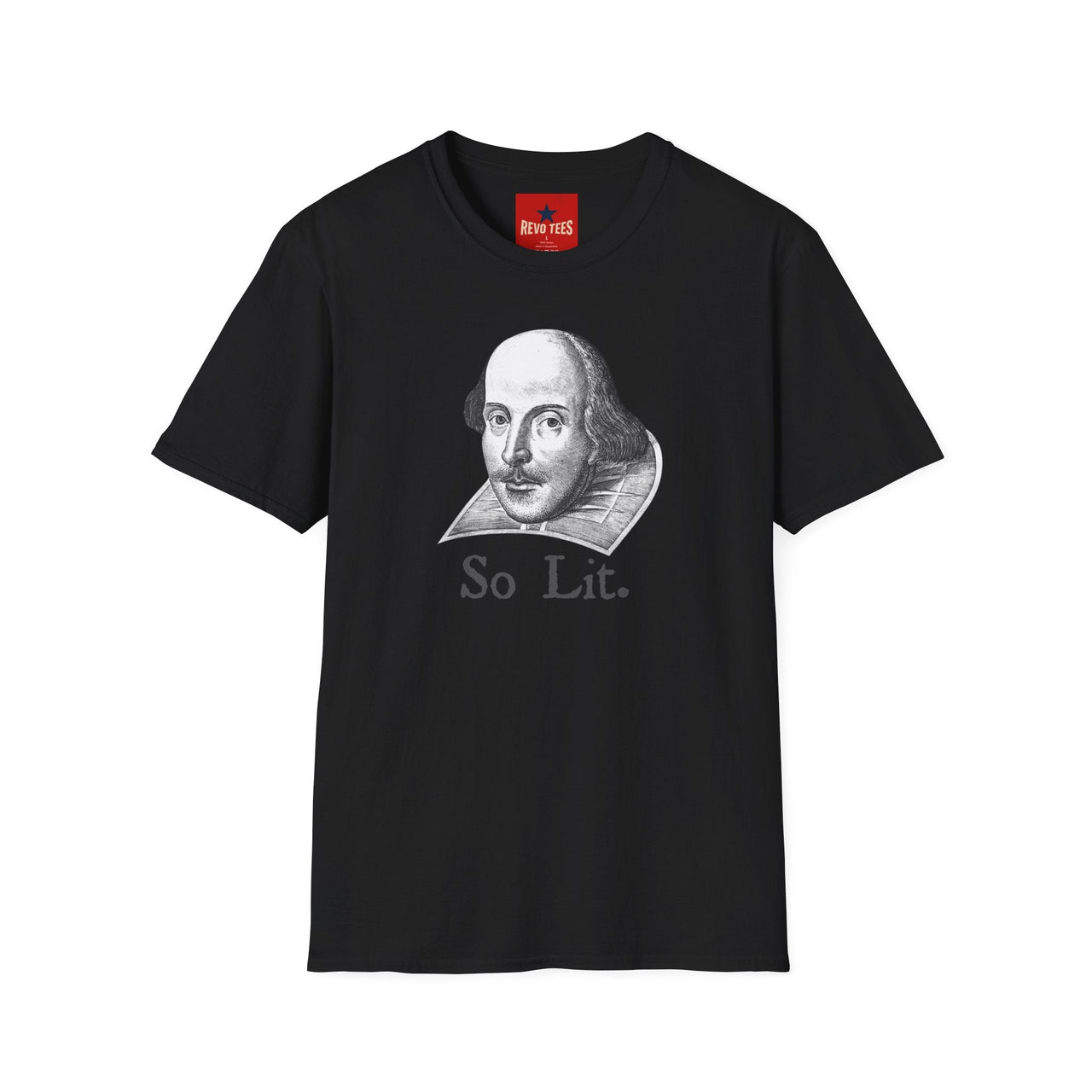Shakespeare So Lit T-Shirt in Black