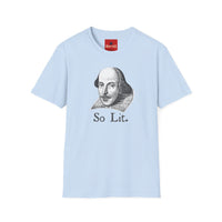 Thumbnail for Shakespeare So Lit T-Shirt in Light Blue