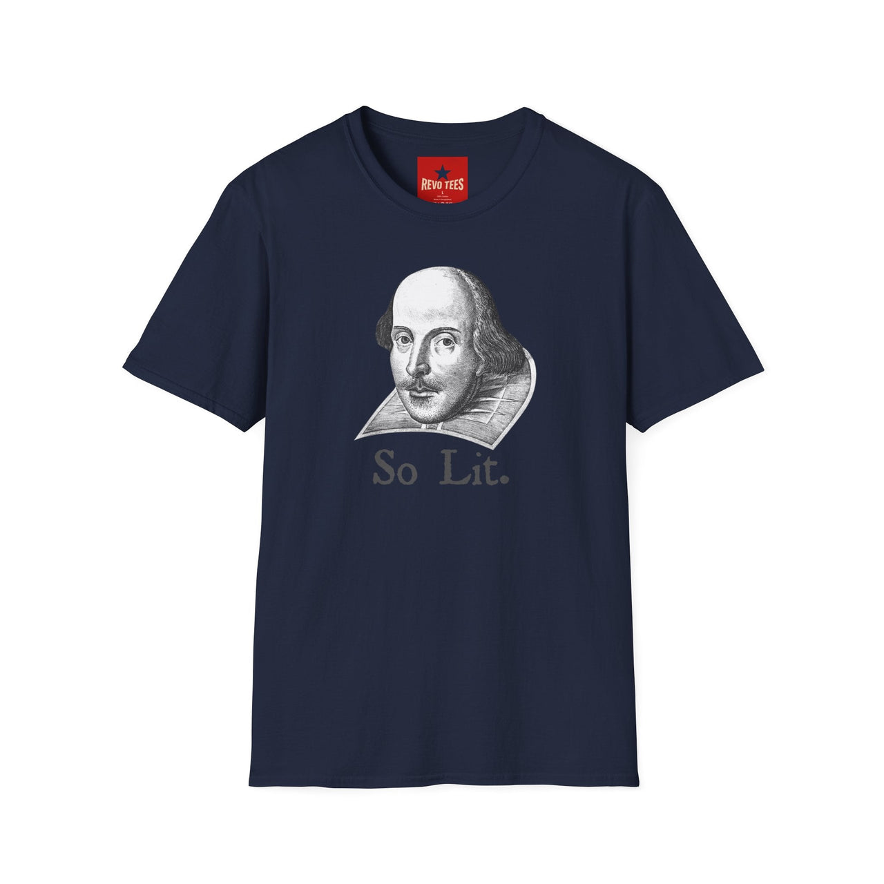 Shakespeare So Lit T-Shirt in Navy