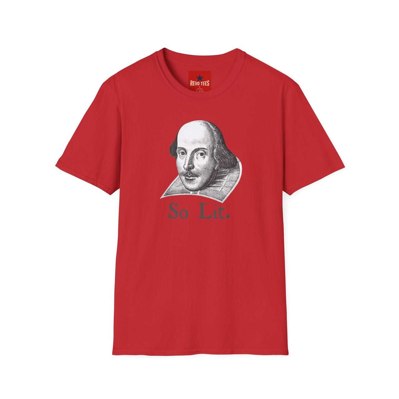 Shakespeare So Lit T-Shirt in Red