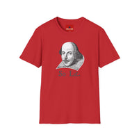 Thumbnail for Shakespeare So Lit T-Shirt in Red