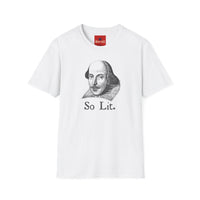Thumbnail for Shakespeare So Lit T-Shirt in White
