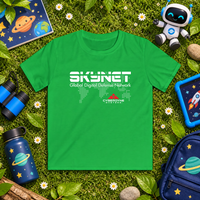 Thumbnail for Skynet children's t-shirt Irish Green flat mockup