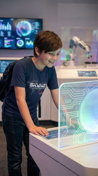 Thumbnail for Skynet children's t-shirt in navy lifestyle image