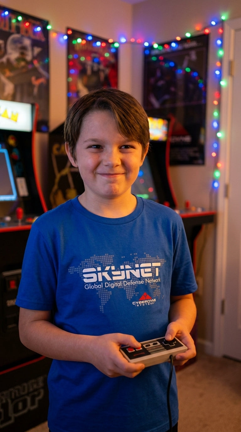 Skynet children's t-shirt in Royal lifestyle image