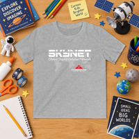Thumbnail for Skynet children's t-shirt Sport Grey flat mockup