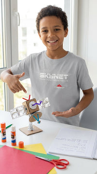 Thumbnail for Skynet children's t-shirt in Sport Grey lifestyle image