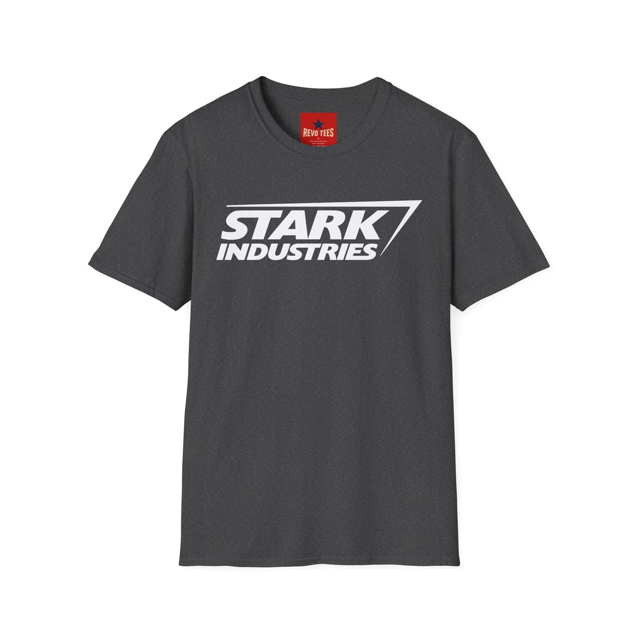 Stark Industries logo T-shirt in Dark Heather