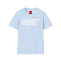 Thumbnail for Stark Industries logo T-shirt in Light Blue
