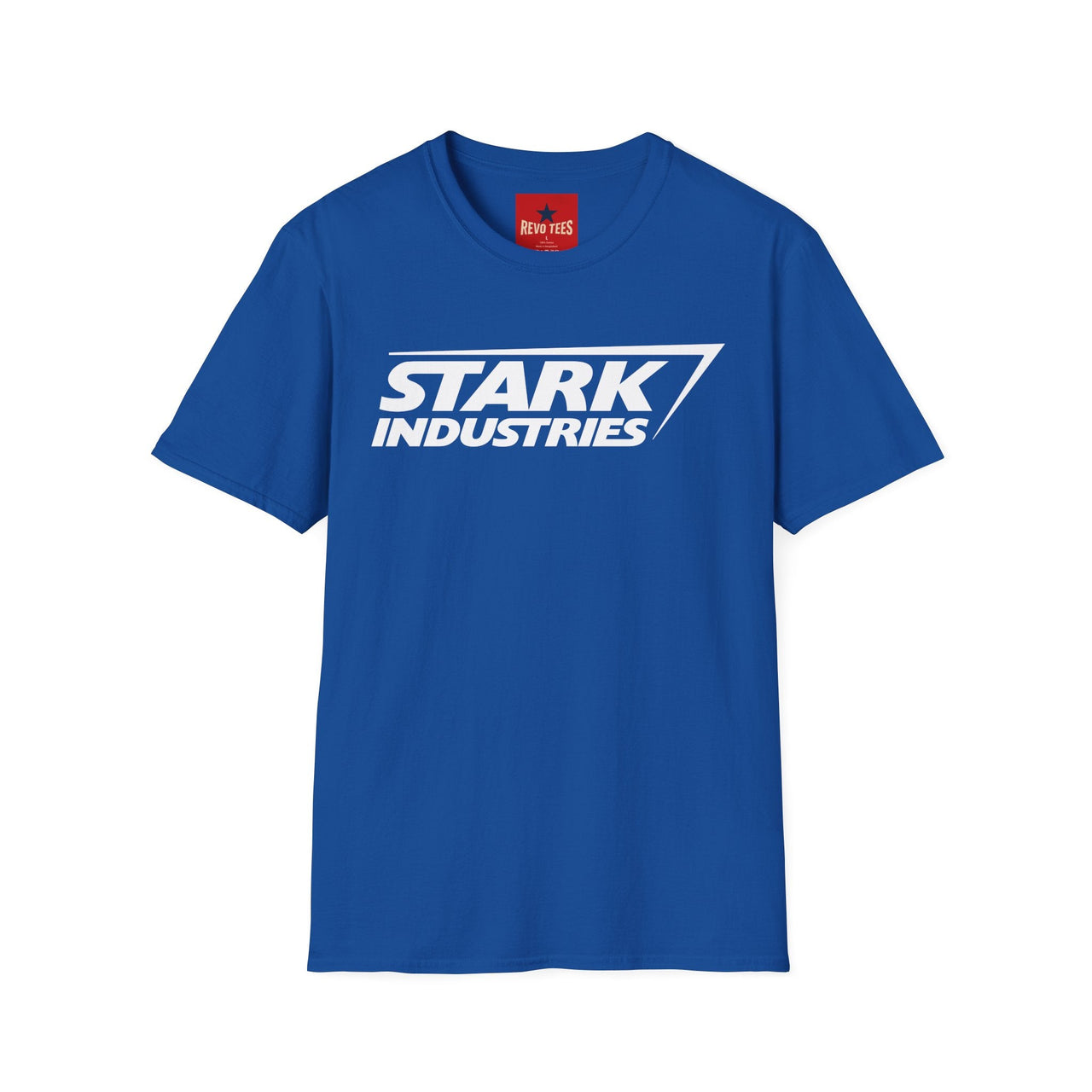 Stark Industries logo T-shirt in Royal Blue