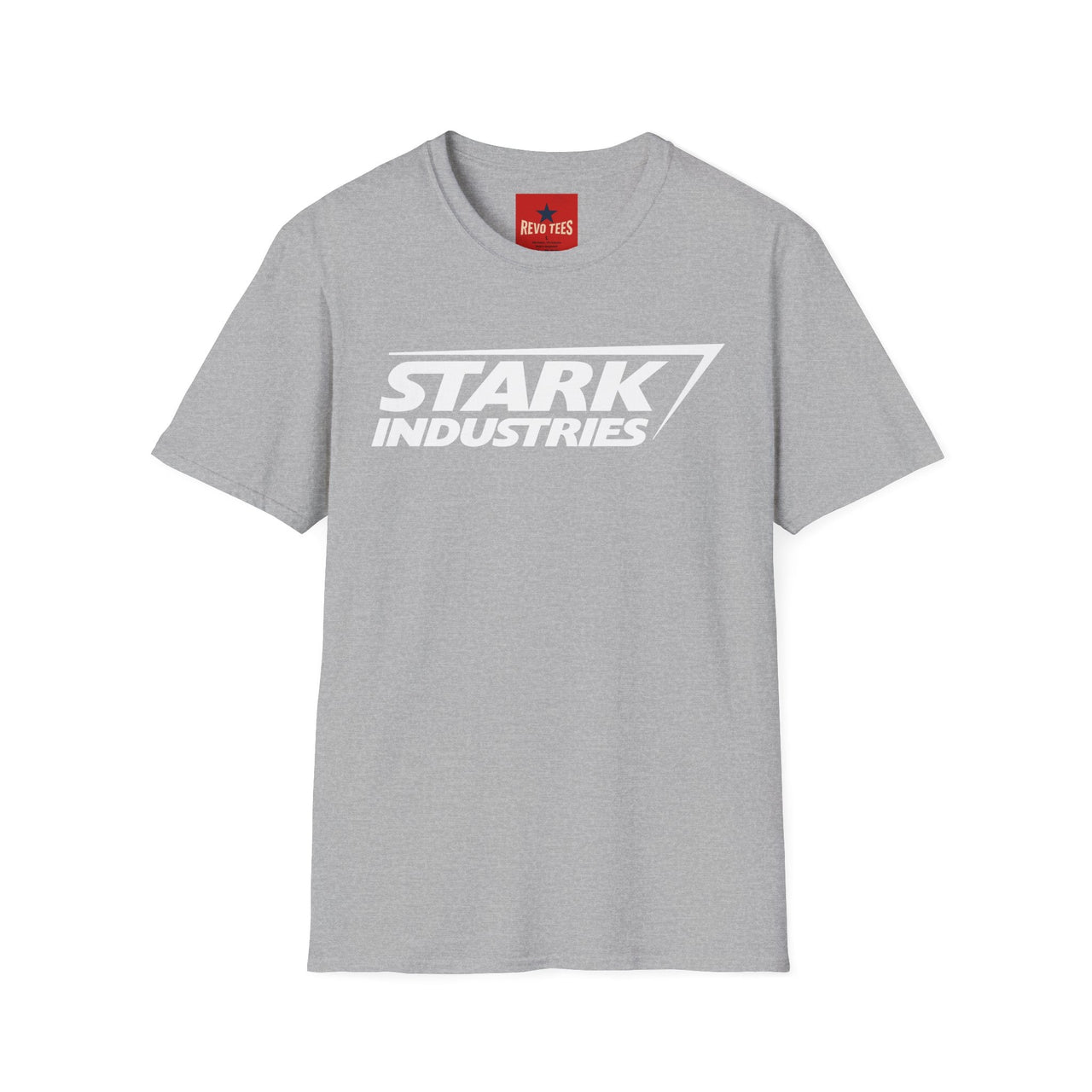 Stark Industries logo T-shirt in Sport Grey
