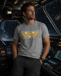 Thumbnail for Weyland Yutani Corporation Building Better Worlds T-shirt, Sport Grey lifestyle image