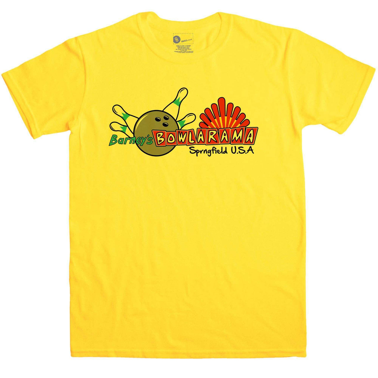 Barneys Bowlarama T-Shirt - 8Ball T-Shirt