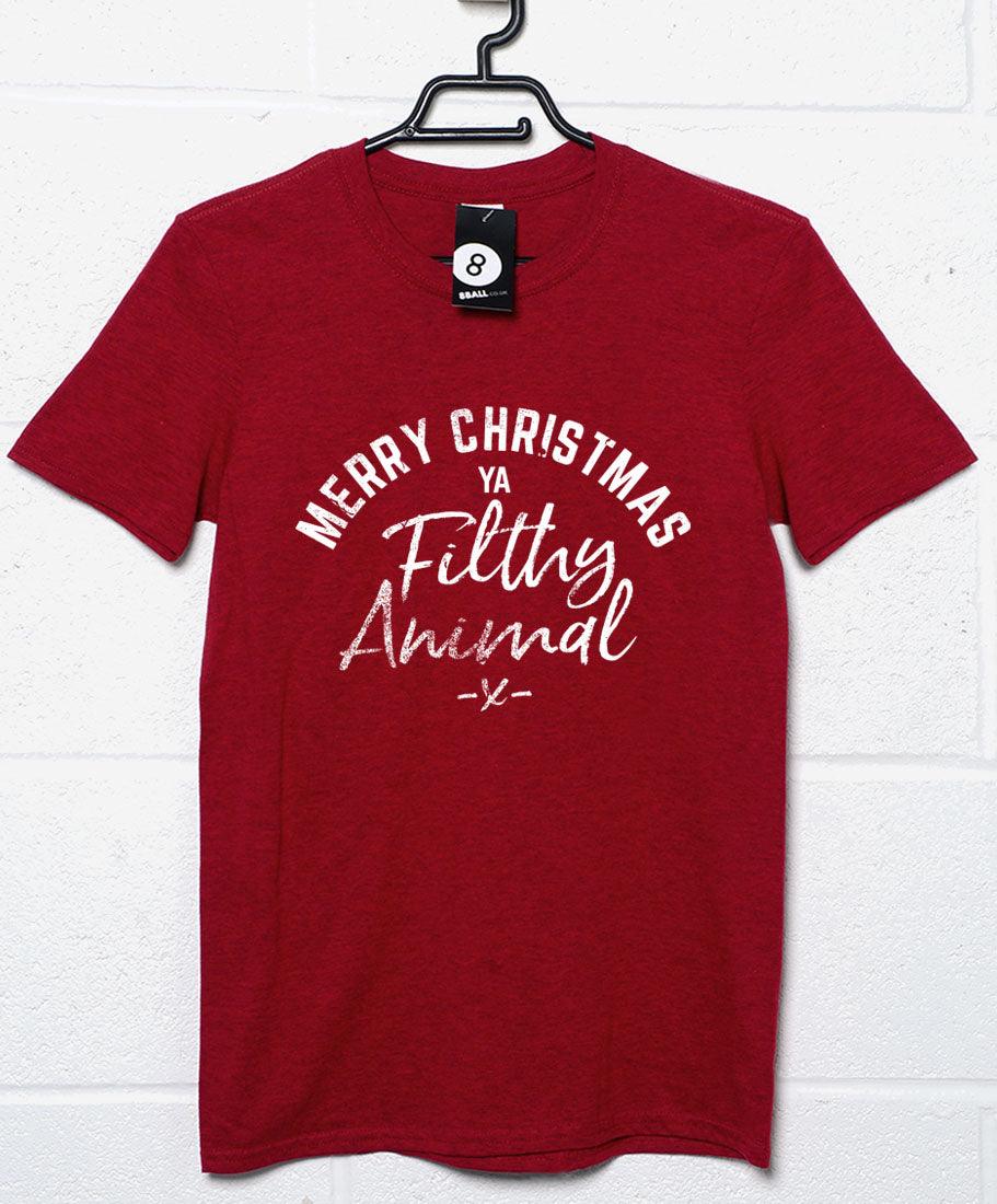 Christmas Slogan Filthy Animal T-Shirt - 8Ball T-Shirt
